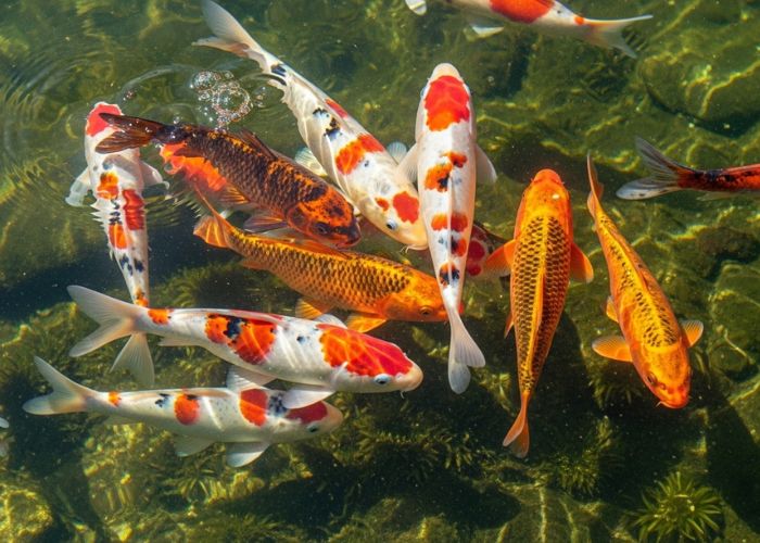 Alevinos e Juvenis de Carpa Colorida para Açudes e Piscicultura