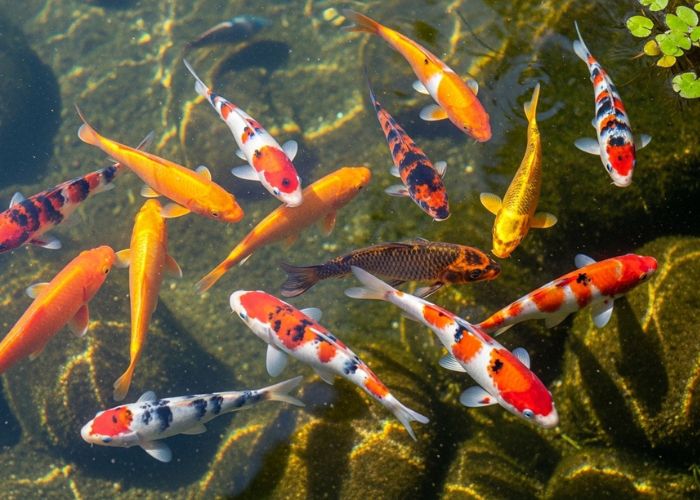 Carpa Koi e Colorida para Lagos Ornamentais e Paisagismo